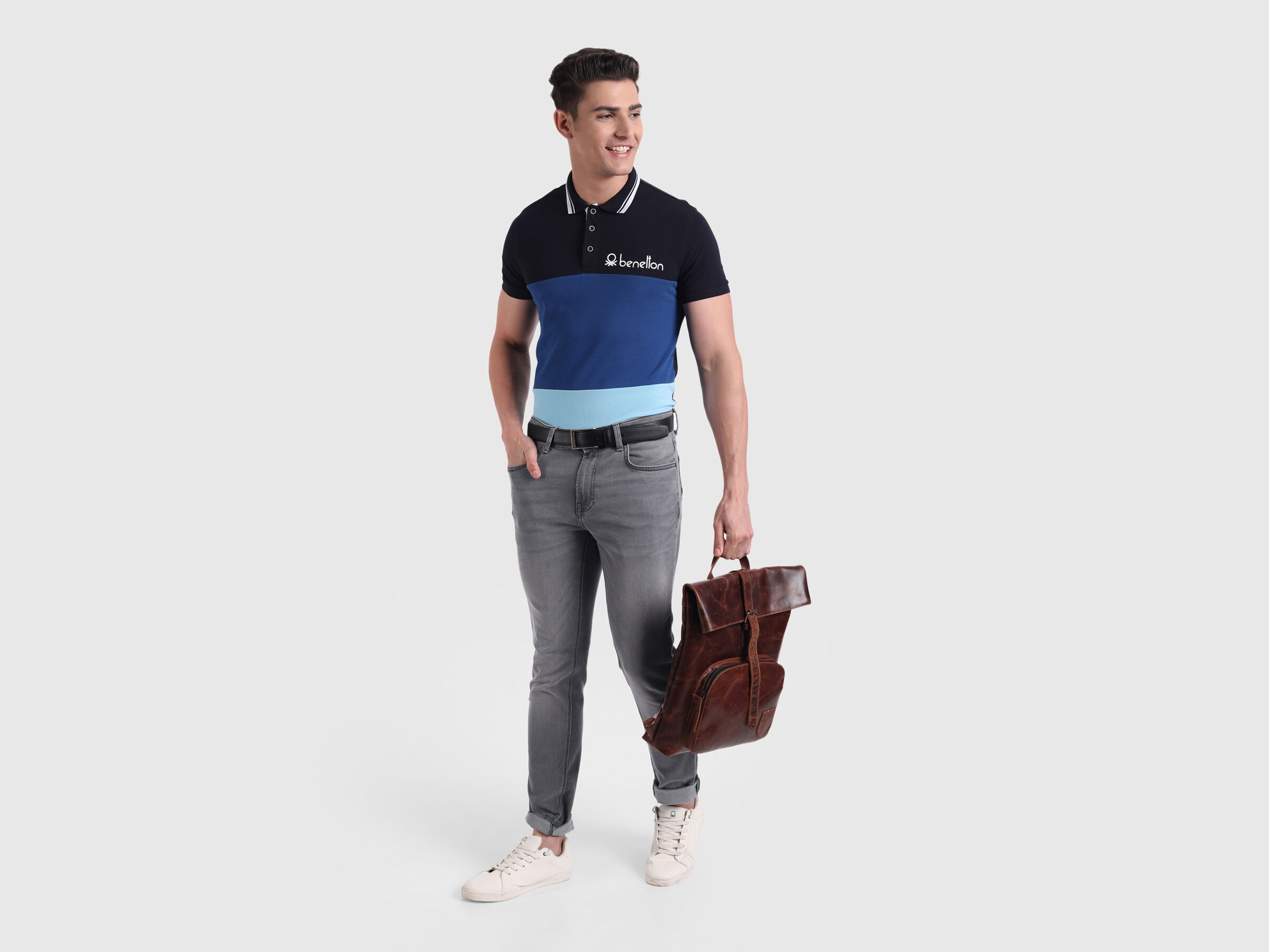 Color Block Polo image number 4